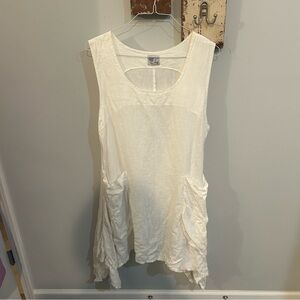 Completo Linen Dress in White